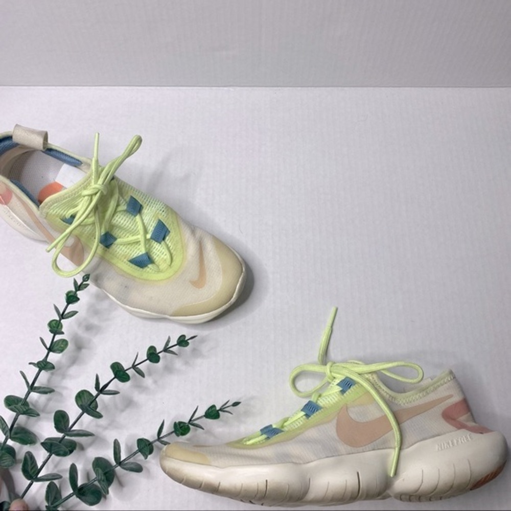 Nike Free RN 5.0 running sneaker shoes size 7 cream pink - Picture 12 of 12